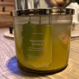 Bath and Body Works-3 Wick Candle-Pineapple Mango-Brand New!